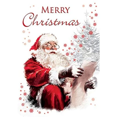 Abbildung von Traditionelle Weihnachtskarte, offen, 17,8 x 12,7 cm, Piccadilly Greetings