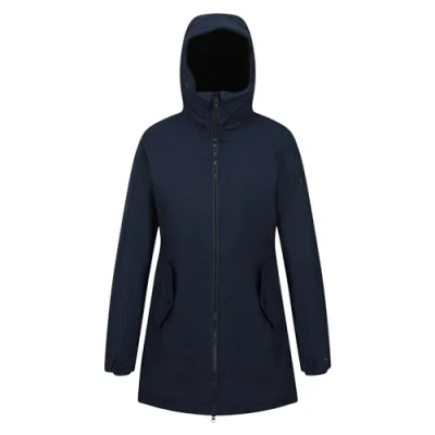 Abbildung von Regatta Damen Womens Voltera IV Waterproof Breathable Hooded Coat Regenjacke, Navy,