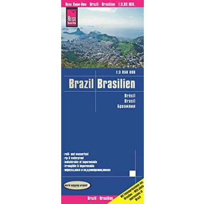 Abbildung von Reise Know How Landkarte Brasilien / Brazil (1:3.850.000): reiß und wasserfest (world mapping project)
