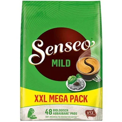 Abbildung von Senseo Pads Mild, 480 Kaffeepads (10 x 48 Getränke, nur für kurze Zeit, Megapack XXL) 10er Pack