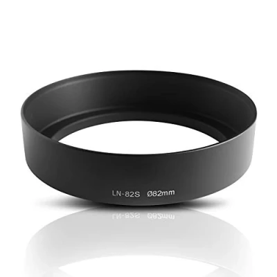 Abbildung von Ares Foto® 82mm Ø Metall Sonnenblende Gegenlichtblende Streulichtblende Lens Hood. CNC gefrästes Aluminium. Zum Aufschrauben auf Filtergewinde. Für Canon Sony Nikon Tamron Sigma Olympus Fujifilm