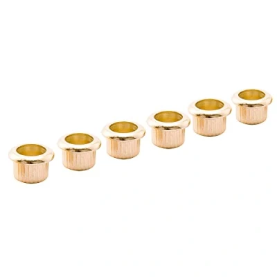 Abbildung von Musiclily Pro 8mm Gitarren Mechanikbuchsen für E Gitarre Semi closed Tuning Pegs Machine Heads, Gold (6er Set)