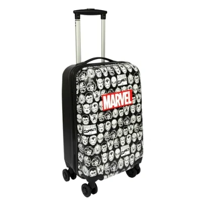 Abbildung von Undercover Marvel Comics Reisekoffer Rollkoffer mit 4 Doppelrädern TSA Schloss 1 Fach Spanngurten Reißverschluss