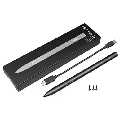 Abbildung von ASUS Pen 2.0 SA203H Aktiver Stylus 2 Tasten, Schwarz zenbook