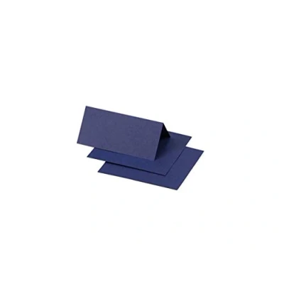 Abbildung von Clairefontaine 75068C Packung mit 25 Tischaufsteller Pollen, 85x80 mm, gefaltet, Königsblau