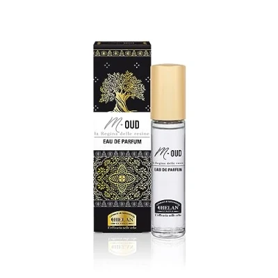 Abbildung von Helan, M Oud, Herrenduft mit Zitrusduft, elegantes und geheimnisvolles Herrenduft, aromatischem Oud Tabaknoten, ideal als Geschenk für Herren, 10 ml, hergestellt in Italien