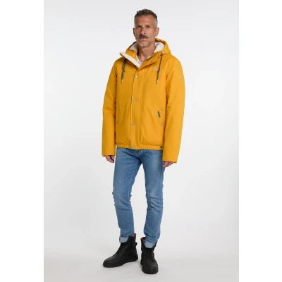 Abbildung von SCHMUDDELWEDDA Herren Winterjacke aus recyceltem Polyester XL / Senf 100%