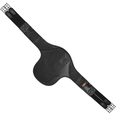 Abbildung von Schockemöhle Sattelgurt Oklahoma Schwarz/Silber 140cm