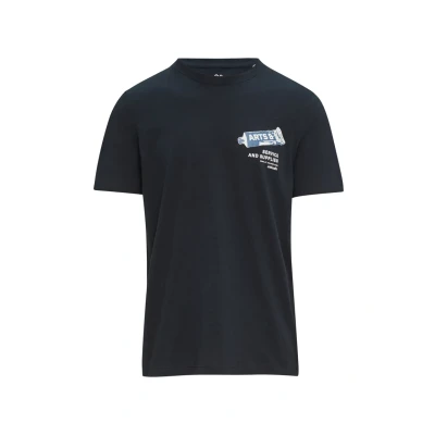 Abbildung von s.Oliver Crewneck Tshirt print, Herren, Größe: XXL, Navy