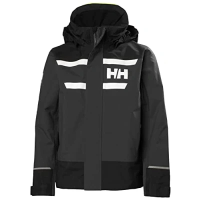 Abbildung von Helly Hansen SALT PORT Outdoorjacke für Kinder, Größe: 176, Ebony