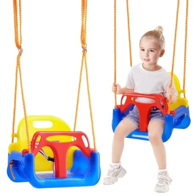 Abbildung von VEVOR 3 in 1 Schaukelsitz Kinderschaukel Babyschaukel Sitzschaukel Einstellbar