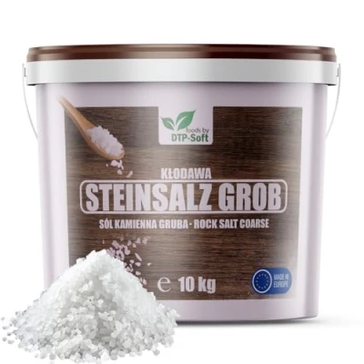 Abbildung von Steinsalz grob im Eimer Kochsalz körniges natürliches Premiumqualität TOP non GMO (10kg)