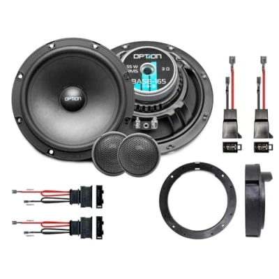 Abbildung von Option Lautsprecher kompatibel mit VW Golf VII (Typ AU) Plug &amp; Play für Front/Heck 2 Wege Kompo