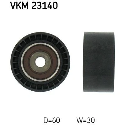 Abbildung von SKF VKM 23140 Umlenk /Führungsrolle, Zahnriemen PEUGEOT: 207 Schrägheck, 206 308 I SW, FORD: Focus 2 FIESTA 6, Kombi