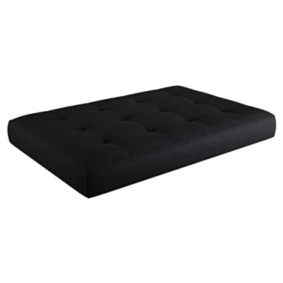 Abbildung von sunnypillow Palettenkissen Kaltschaum Palettenauflage Palettenpolster Palettensofa Sitzkissen Rückenlehne gesteppt 120x60x15cm Black