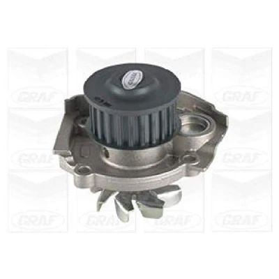 Abbildung von GRAF PA866 Wasserpumpe 23 ohne Dichtung mechanisch Stahlblech 57,069 für Zahnriementrieb FIAT: Grande Punto Schrägheck, Panda II Schrägheck