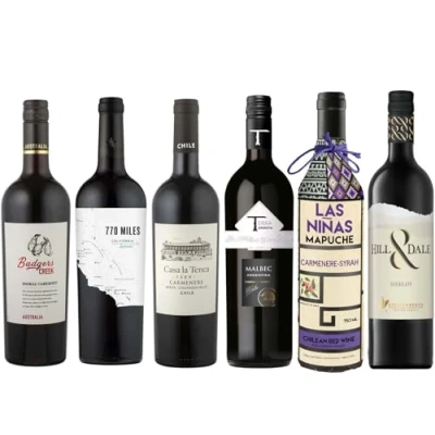 Abbildung von La Grande Vinothèque Wein Probierpaket Auswahl von 6 Rotweinen aus der Neuen Welt Argentinien, Kalifornien, Chile, Australien, Südafrika (6 x 0,75L)