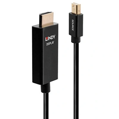 Abbildung von LINDY 40923 3m Aktives Mini DisplayPort an HDMI Adapterkabel mit HDR