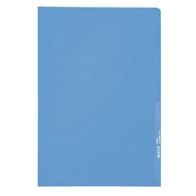 Abbildung von Leitz Sichthülle Standard, A4, PP, genarbt, dokumentenecht, blau
