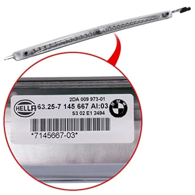 Abbildung von 1x ORIGINAL BMW 63257145667 3. BREMSLEUCHTE BREMSLICHT STOPLICHT ZUSATZBREMSLICHT ZUSATZBREMSLEUCHTE HINTEN