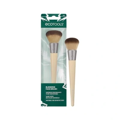 Abbildung von EcoTools Blending Face Makeup Brush, For Liquid &amp; Cream Foundation, Bronzer, Blush, Multipurpose Dense, Synthetic Bristles, Eco Friendly, Cruelty Free Vegan, 1 Count