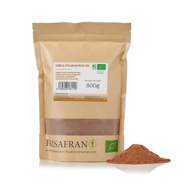 Abbildung von FRISAFRAN BIO Ceylon Zimt Gemahlen 500g Zimtpulver keine Zusatzstoffe Original aus Sri Lanka natürlicher Anbau
