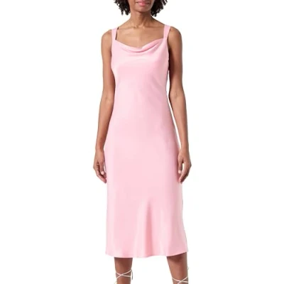 Abbildung von comma MIT Wasserfallausschnitt Cocktailkleid/festliches Kleid, Damen, Größe: 36, Rosa