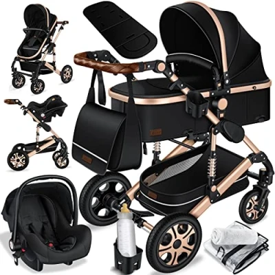 Abbildung von KESSER Kombi Kinderwagen, Loops Kinderwagen Kombikinderwagen Komplettset