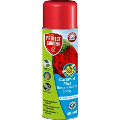 Abbildung von Curamat Plus Rosen Pilzfrei Spray, anwendungsfertiges Spray gegen Pilzkrankheiten an und Zierpflanzen, 400 ml
