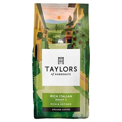 Abbildung von Taylors Rich Italian Dark Roast Ground Coffee 227g