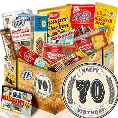 Abbildung von Geschenk Keks/DDR Box/Geschenk 70. Geburtstag / 70 Geschenke Mann