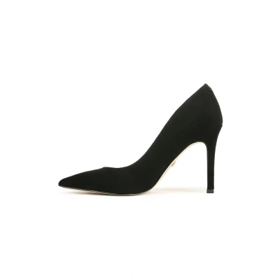 Abbildung von Sam Edelman Damen Hazel Pumps, Schwarz (Black Suede), 39 EU