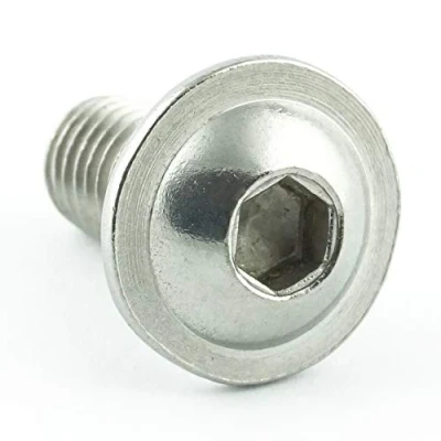 Abbildung von Eisenwaren2000 M6 x 25 mm Linsenkopfschrauben mit Innensechskant und Flansch (50 Stück) ISO 7380 Linsenkopf Schrauben Flachkopf Bund Gewindeschrauben Edelstahl A2 V2A rostfrei