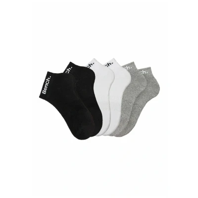 Abbildung von Bench 6 PACK Unisex Socken, Größe: 47 49, Schwarz gray meliert weiß