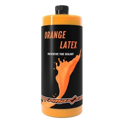 Abbildung von Tubeless Reifendichtmittel Pannenschutzflüssigkeit PMP Orange Latex