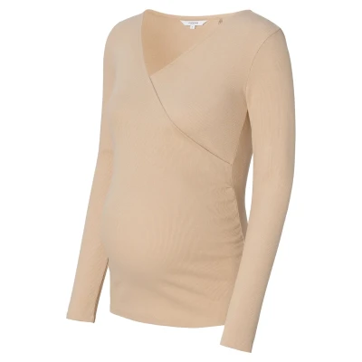 Abbildung von Noppies SARA Langarmshirt, Damen, Größe: Small, White pepper
