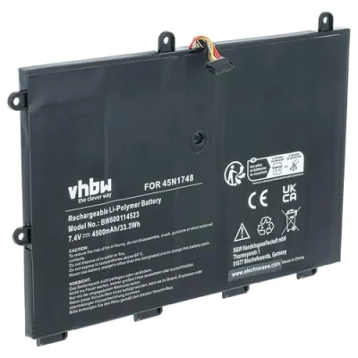Abbildung von vhbw Akku kompatibel mit Lenovo Thinkpad Yoga 11e Notebook (4500mAh, 7,4V, Li Polymer)