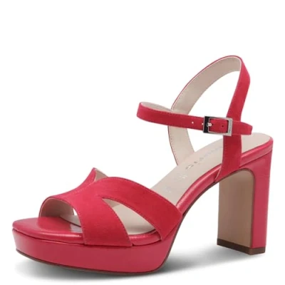 Abbildung von Tamaris Riemensandalette, Damen, Größe: 36, Pink Schuhe