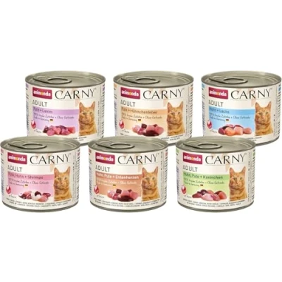 Abbildung von animonda Carny Adult Geflügel Variation (6 x 200 g), Katzennassfutter für ausgewachsene Katzen, Nassfutter mit 100 % frischen, fleischlichen Zutaten, Katzenfutter ohne Getreide und Zucker