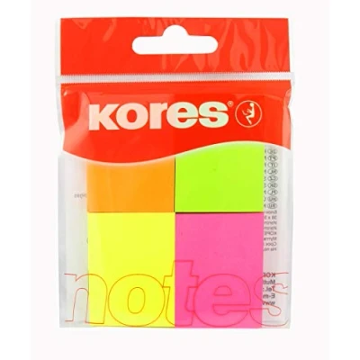 Abbildung von Kores N48450 Pagemarker Papier, 40 x 50 mm, Neonfarben
