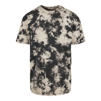 Abbildung von Urban Classics Oversized Tshirt print, Herren, Größe: Large, Schwarz