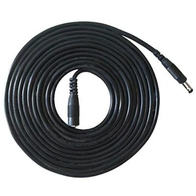 Abbildung von Liwinting 10m/32.8Feet DC Verlängerungs Kabel Energieverlängerungs 3.5mm x 1.35mm Mann zum Weiblichen Stecker Schwarz