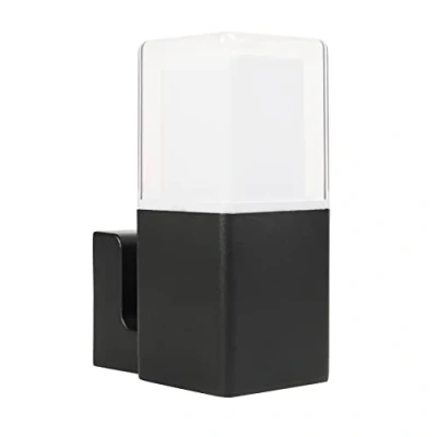 Abbildung von Smartwares Design Wandleuchte Black Outdoor 12 W 800 lm Warmweißes Licht Beleuchtung nach oben Aluminium IP44