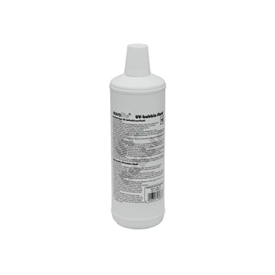 Abbildung von Eurolite UV Seifenblasenfluid 1l rot aktive Seifenblasen Schwarzlicht Seifenblasenflüssigkeit die auf reagiert Für Theater und Blacklight Veranstaltungen Made in Germany