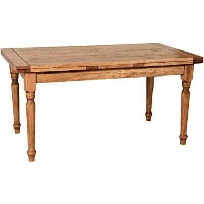 Abbildung von Biscottini Esstisch ausziehbar Made in Italy 160x90 cm Holz massiv Küchentisch
