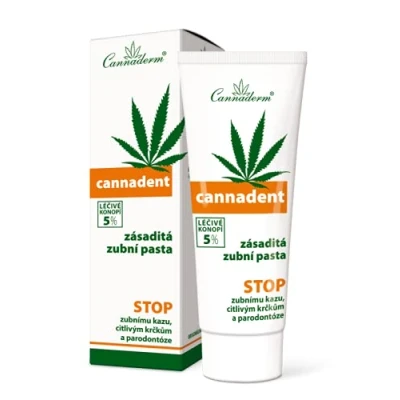Abbildung von CANNADERM Cannadent Zahncreme 75g Natürliche, Erfrischende Zahnpasta für Erwachsene mit empfindlichen Zähnen oder Zahnfleischproblemen