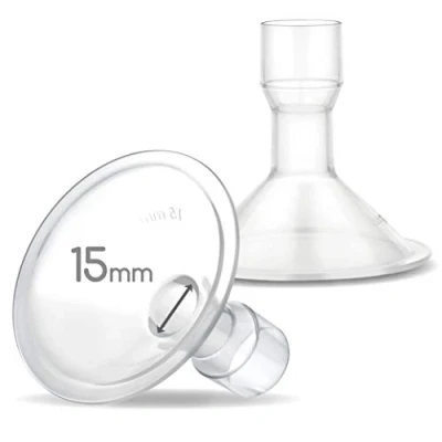 Abbildung von Maymom MyFit 15 mm Schilde klein; Kompatibel mit Medela Brustpumpen PersonalFit, Freestyle, Harmony, Maxi, Freestyle Flex Anschluss; Anschluss an Breit/Schmal Anschluss, 2 Stck.