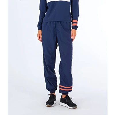 Abbildung von Hurley Damen Block Party Stripe Explore Pant Hose, Mood Indigo, L EU