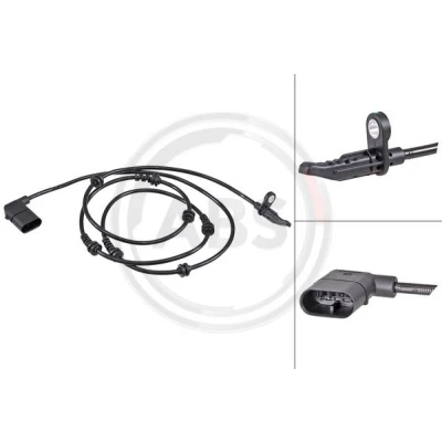 Abbildung von A.B.S. 31994 ABS Sensor 1480 MERCEDES BENZ: S Klasse Coupe, Limousine