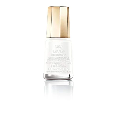 Abbildung von Mavala Mini Colors Nagellack 47 verschiedene Farben Color Lotus 399 (weiß), 5 ml